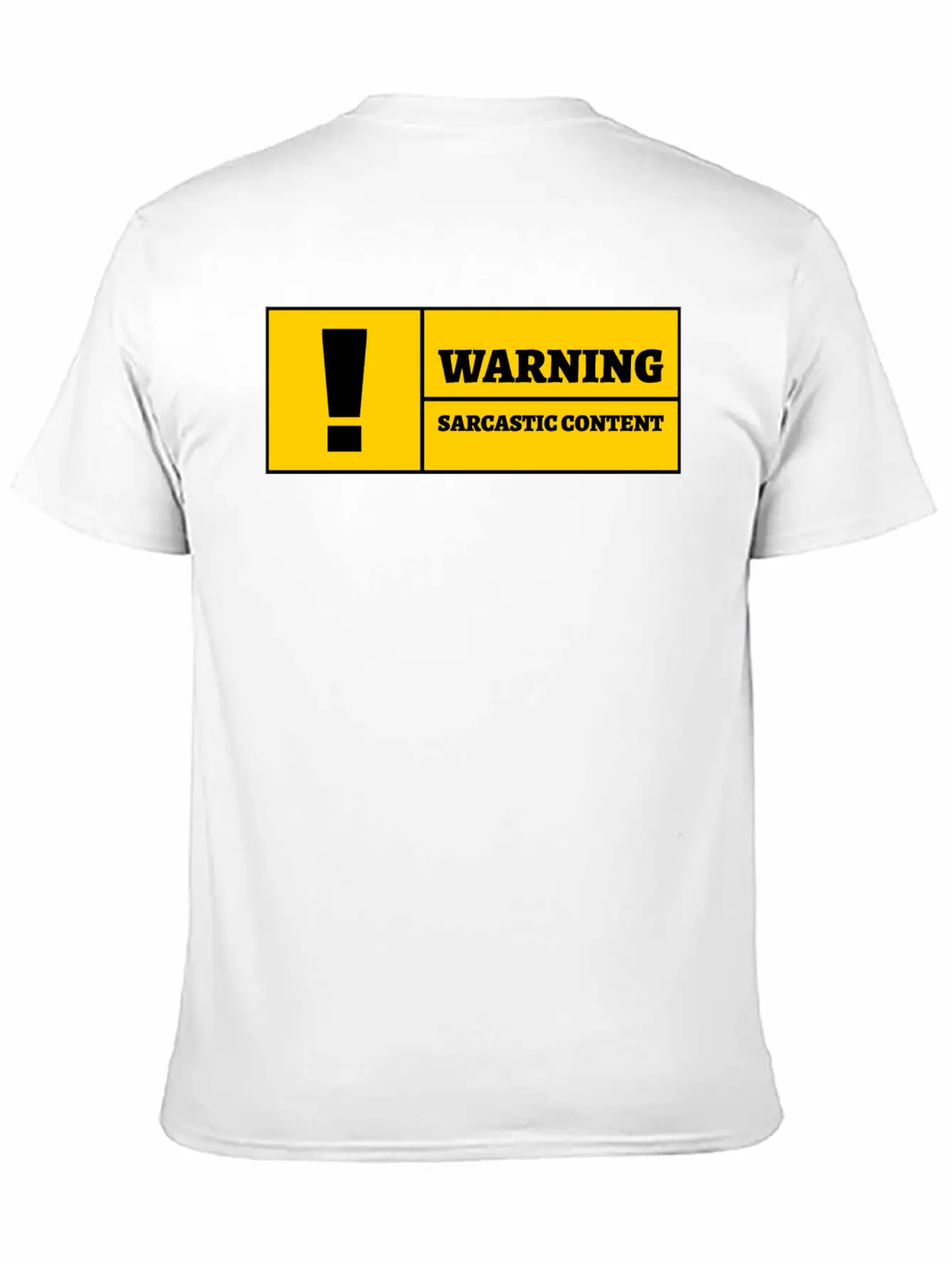 Warning Sarcastic Content Funny Sarcastic Quote Essential Cotton Tee For Daily Outfits – Unisex Style
