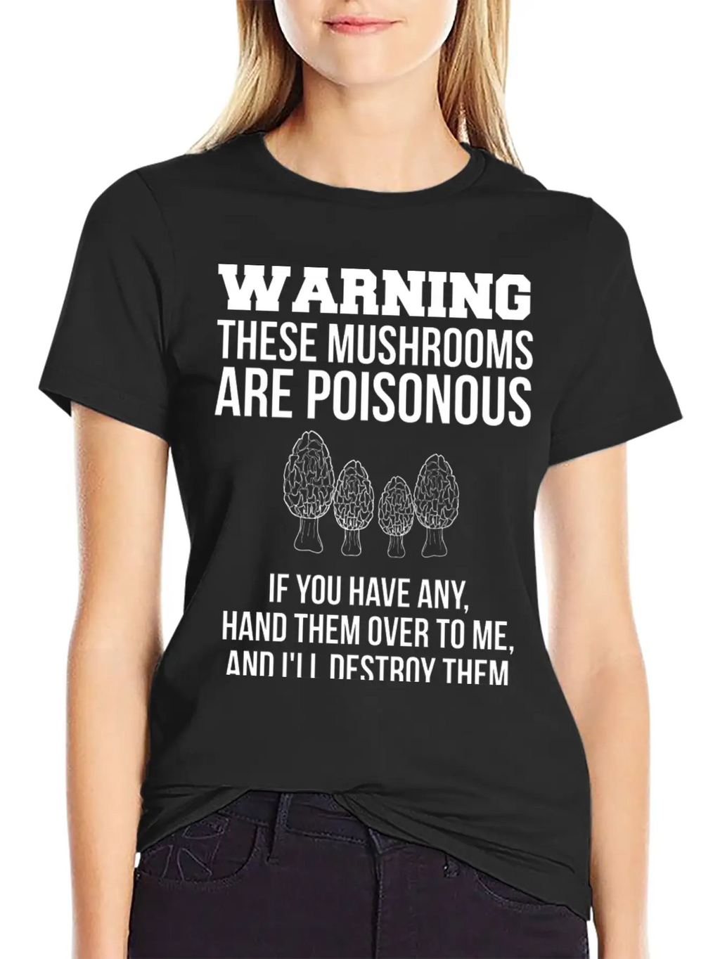 Warning These Mushrooms Are Poisonous Mushroom Unisex Casual T-Shirt – Clean Design For Daily Comfort
