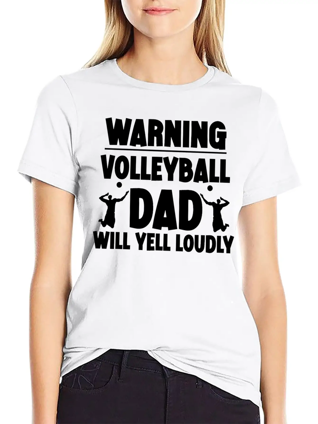 Warning, Volleyball Dad Will Yell Loudly 5 Breathable Soft Cotton T-Shirt – Timeless Casual Look