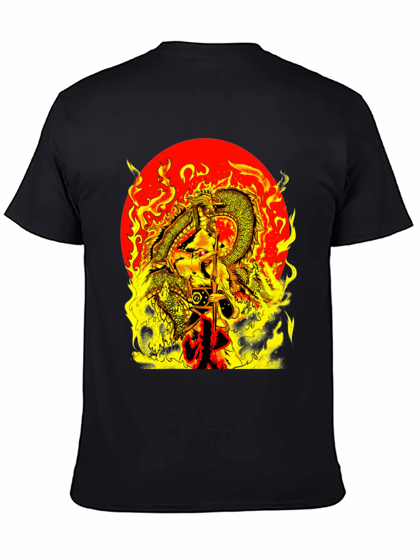 Warrior And Dragon Unisex Casual T-Shirt – Clean Design For Daily Comfort