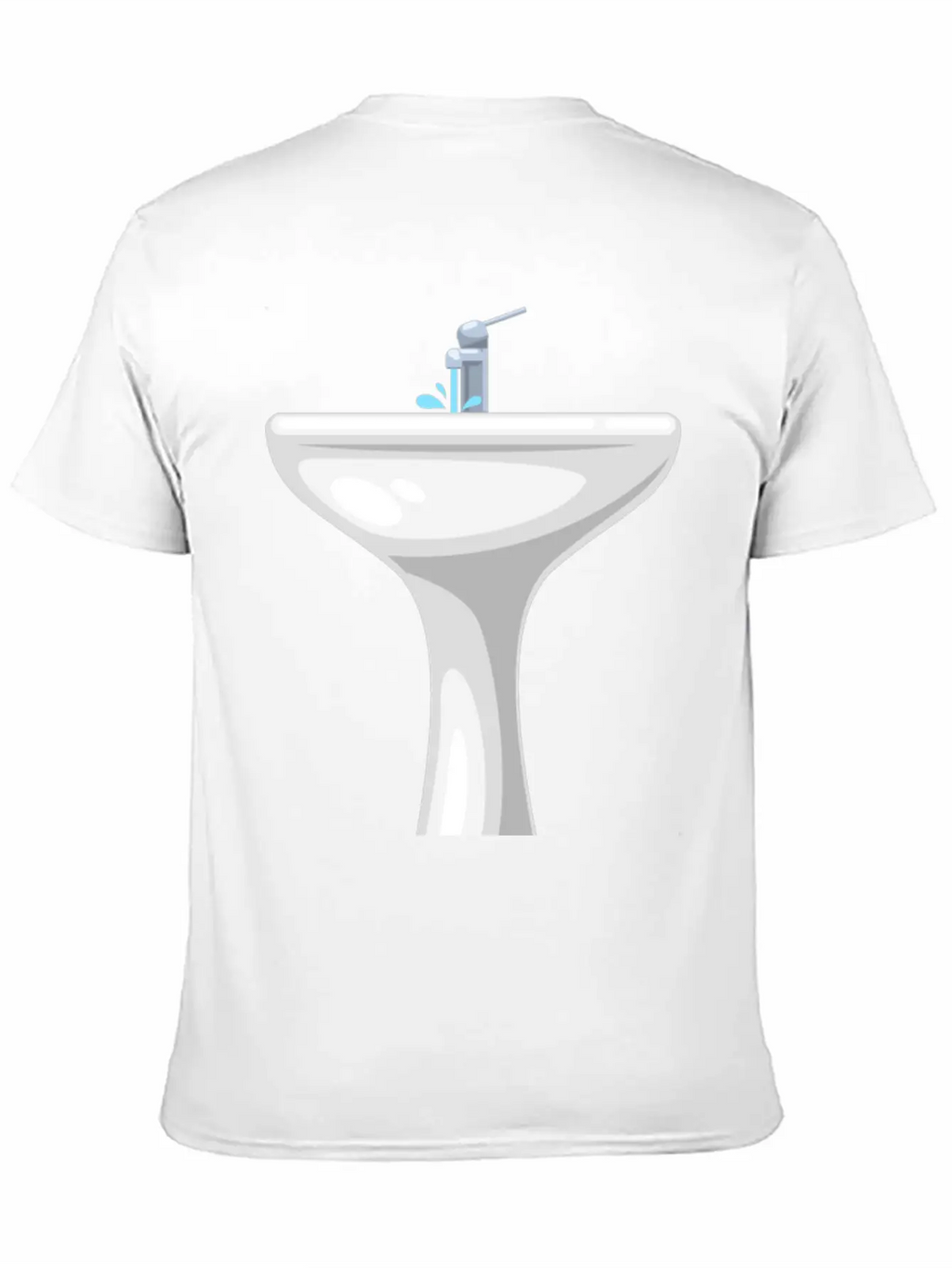 Wash Basin Unisex Casual T-Shirt – Clean Design For Daily Comfort