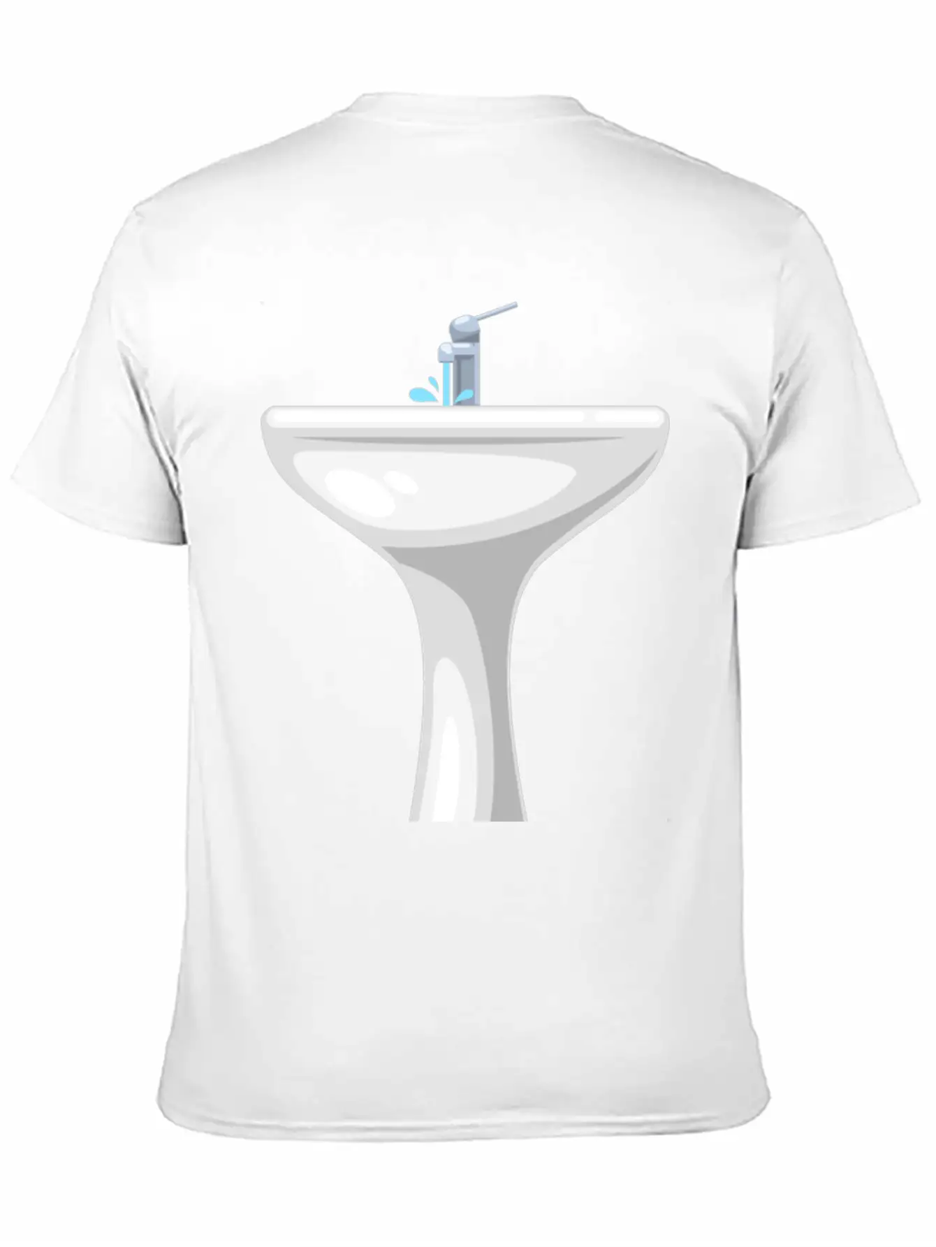 Wash Basin Unisex Casual T-Shirt – Clean Design For Daily Comfort