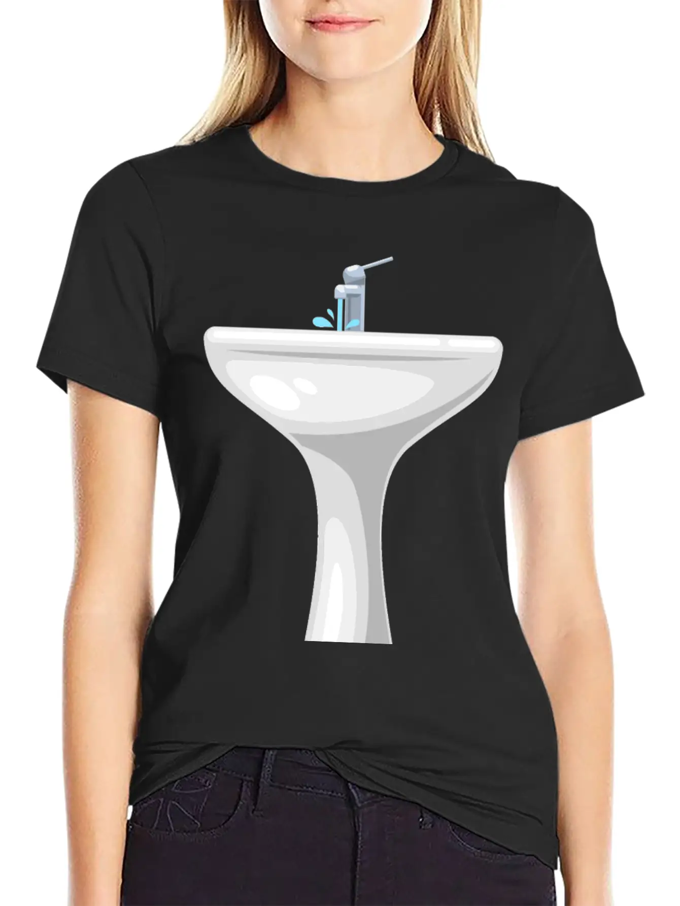 Wash Basin Unisex Casual T-Shirt – Clean Design For Daily Comfort