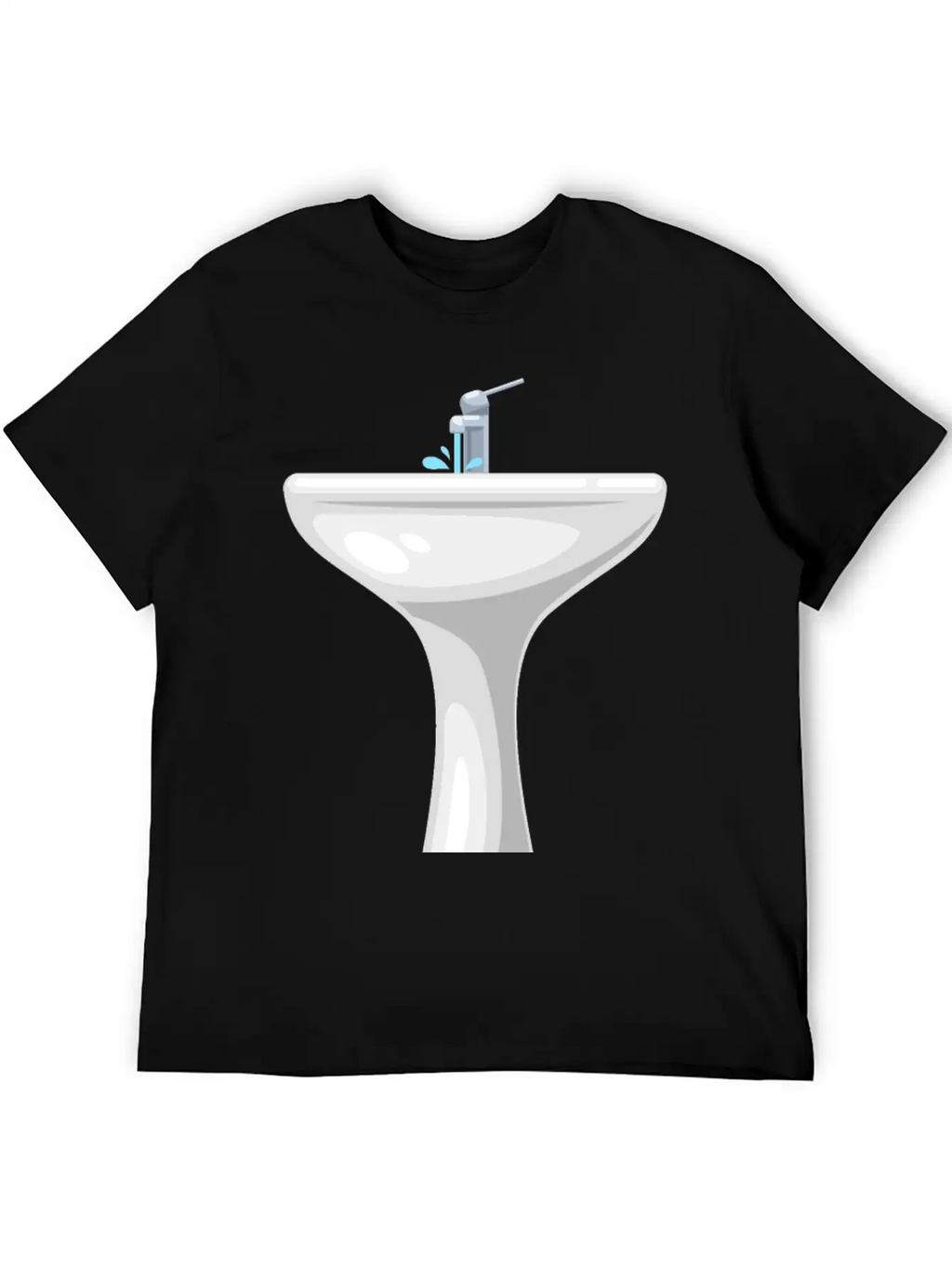 Wash Basin Unisex Casual T-Shirt – Clean Design For Daily Comfort