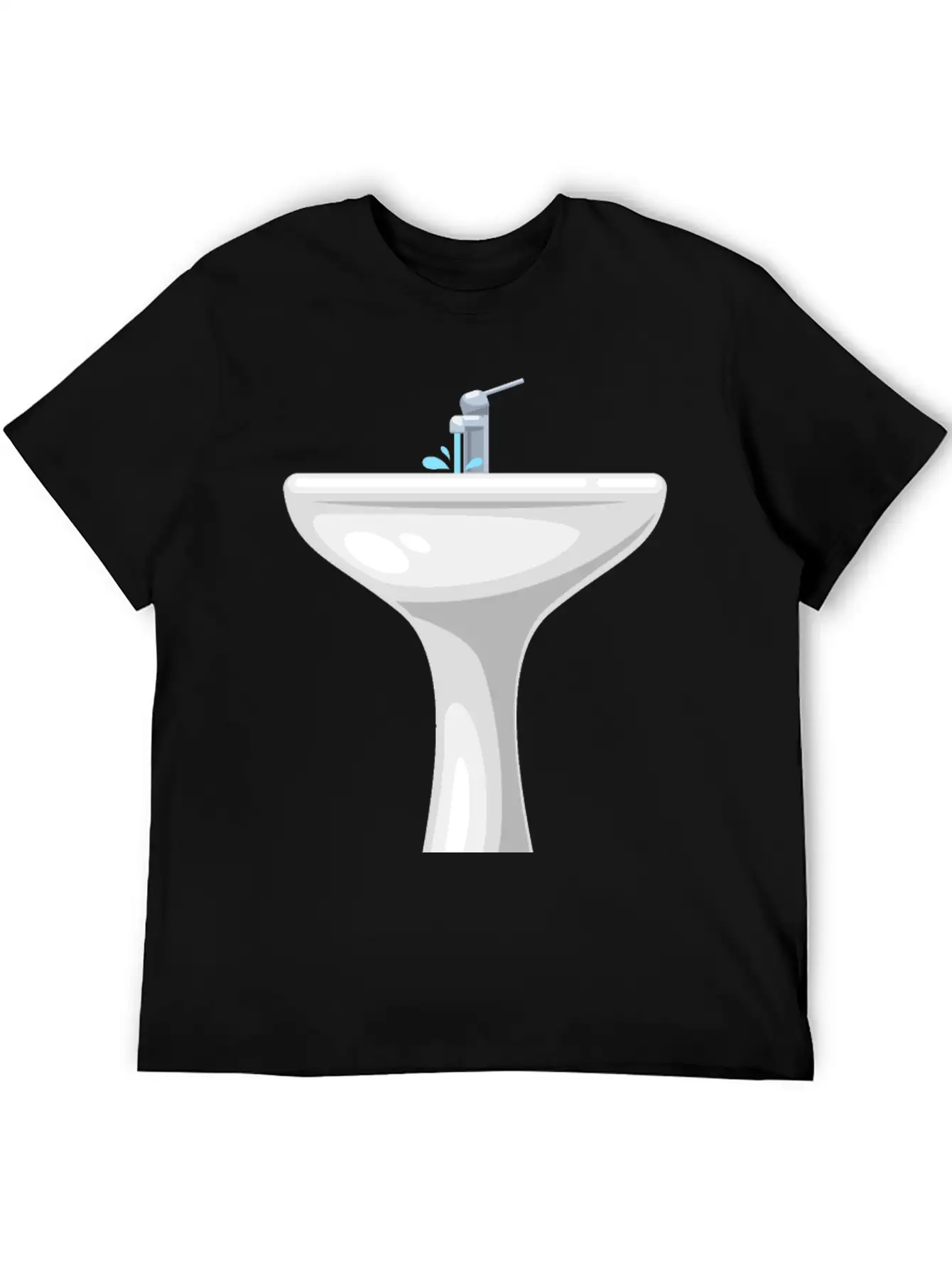 Wash Basin Unisex Casual T-Shirt – Clean Design For Daily Comfort
