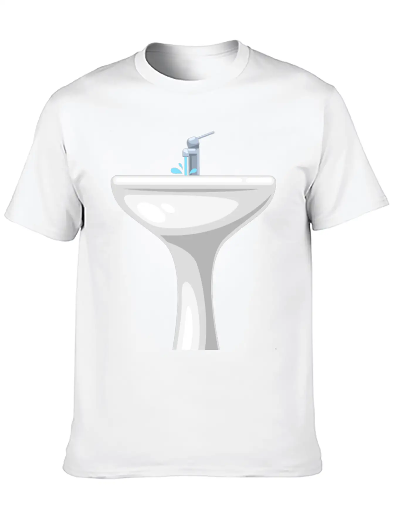 Wash Basin Unisex Casual T-Shirt – Clean Design For Daily Comfort