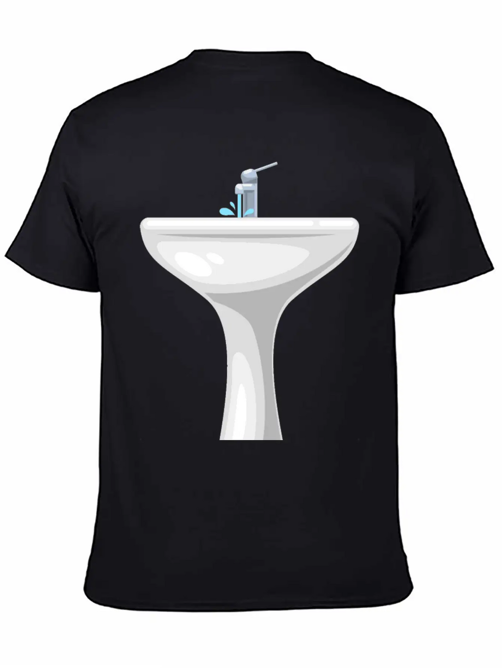 Wash Basin Unisex Casual T-Shirt – Clean Design For Daily Comfort