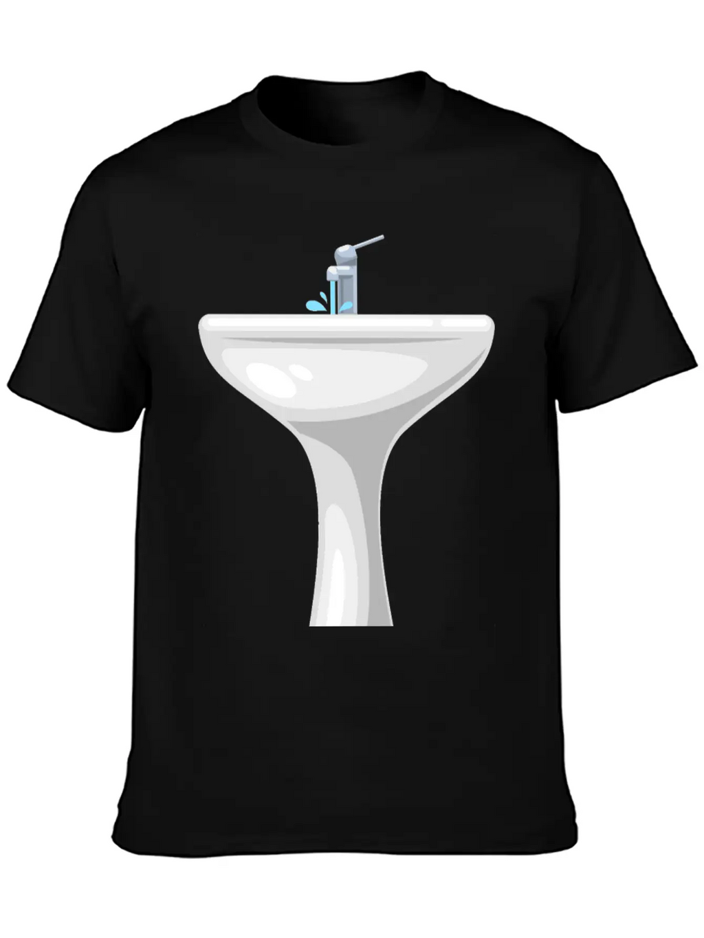 Wash Basin Unisex Casual T-Shirt – Clean Design For Daily Comfort