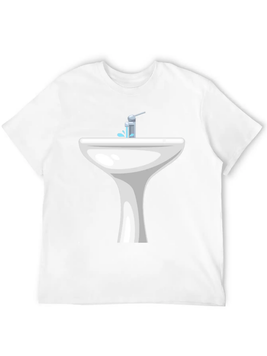 Wash Basin Unisex Casual T-Shirt – Clean Design For Daily Comfort