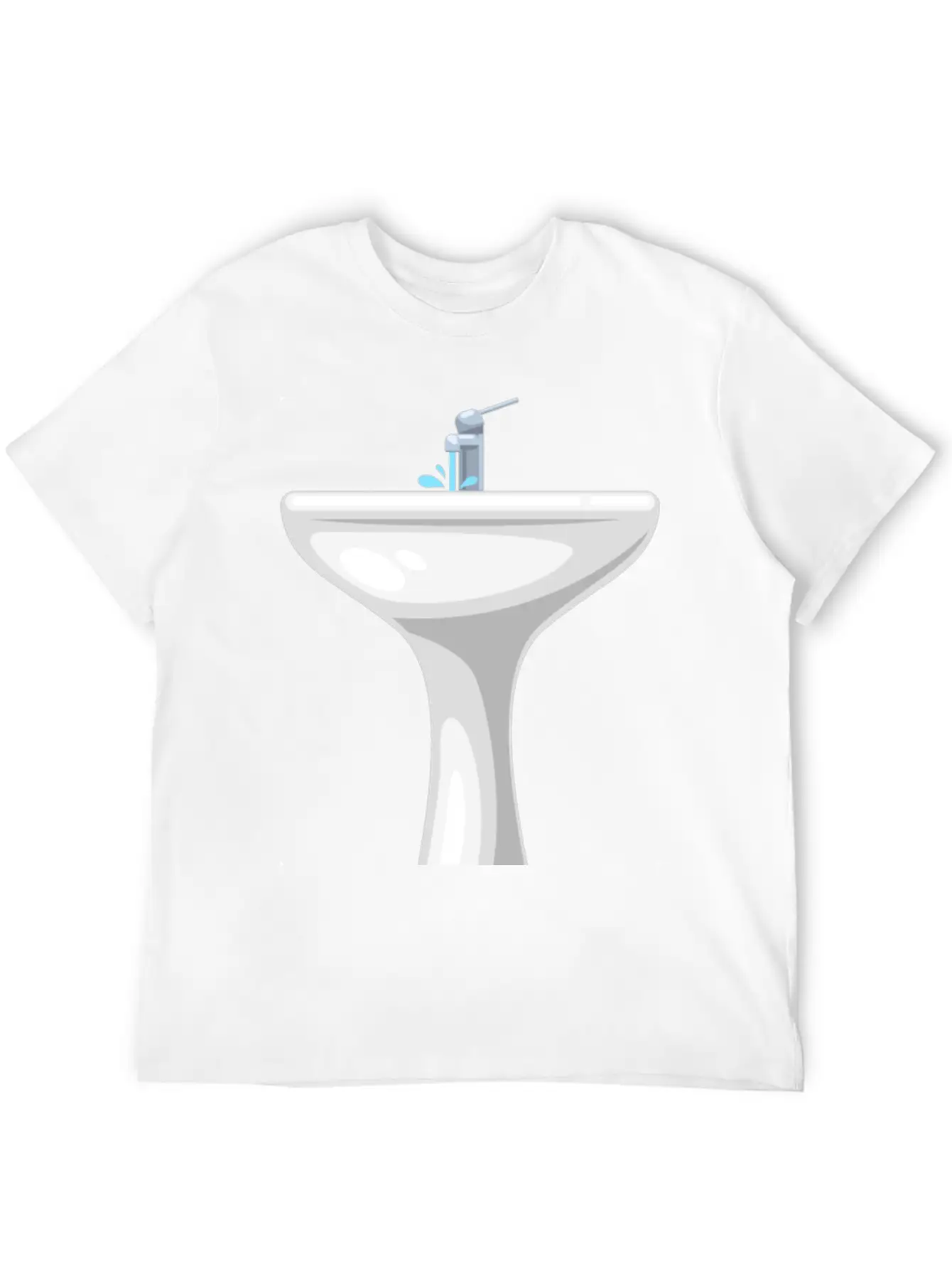 Wash Basin Unisex Casual T-Shirt – Clean Design For Daily Comfort