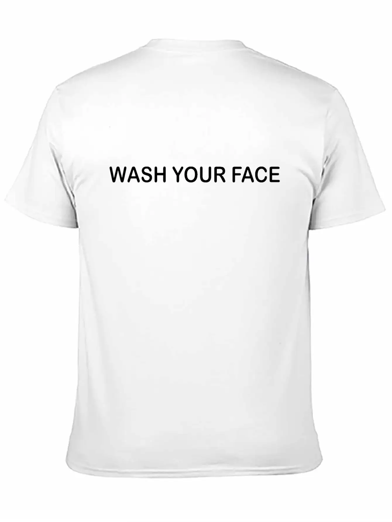 WASH YOUR FACE Unisex Casual T-Shirt – Clean Design For Daily Comfort