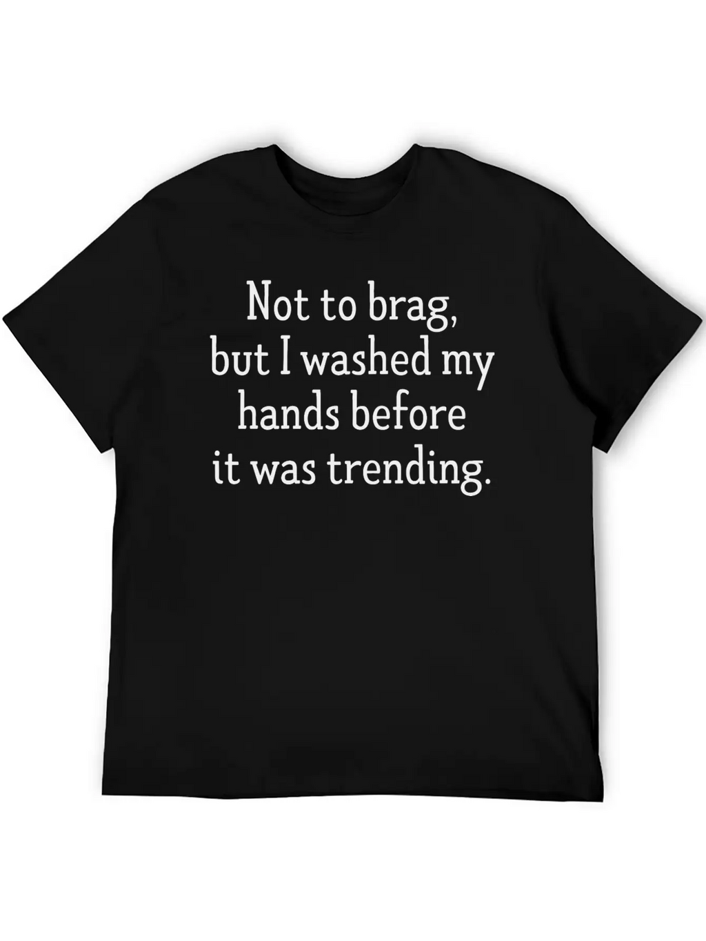Wash Your Hands Essential Cotton Tee For Daily Outfits – Unisex Style