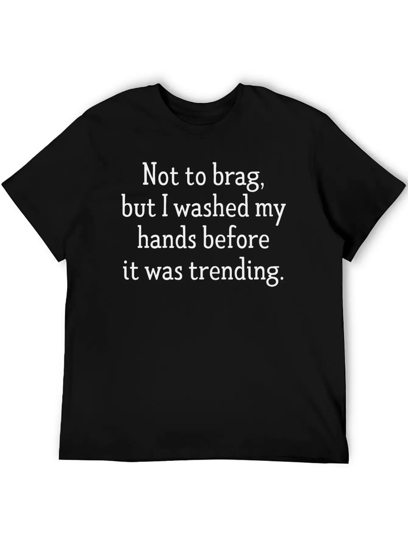 Wash Your Hands Essential Cotton Tee For Daily Outfits – Unisex Style