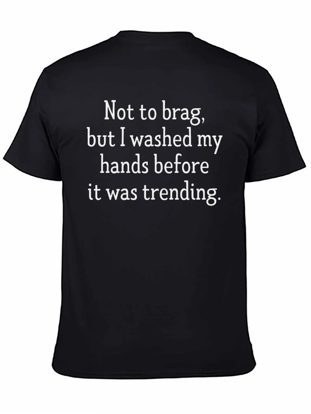 Wash Your Hands Essential Cotton Tee For Daily Outfits – Unisex Style