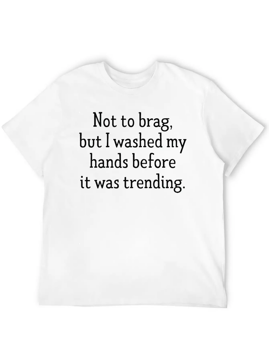 Wash Your Hands Essential Cotton Tee For Daily Outfits – Unisex Style