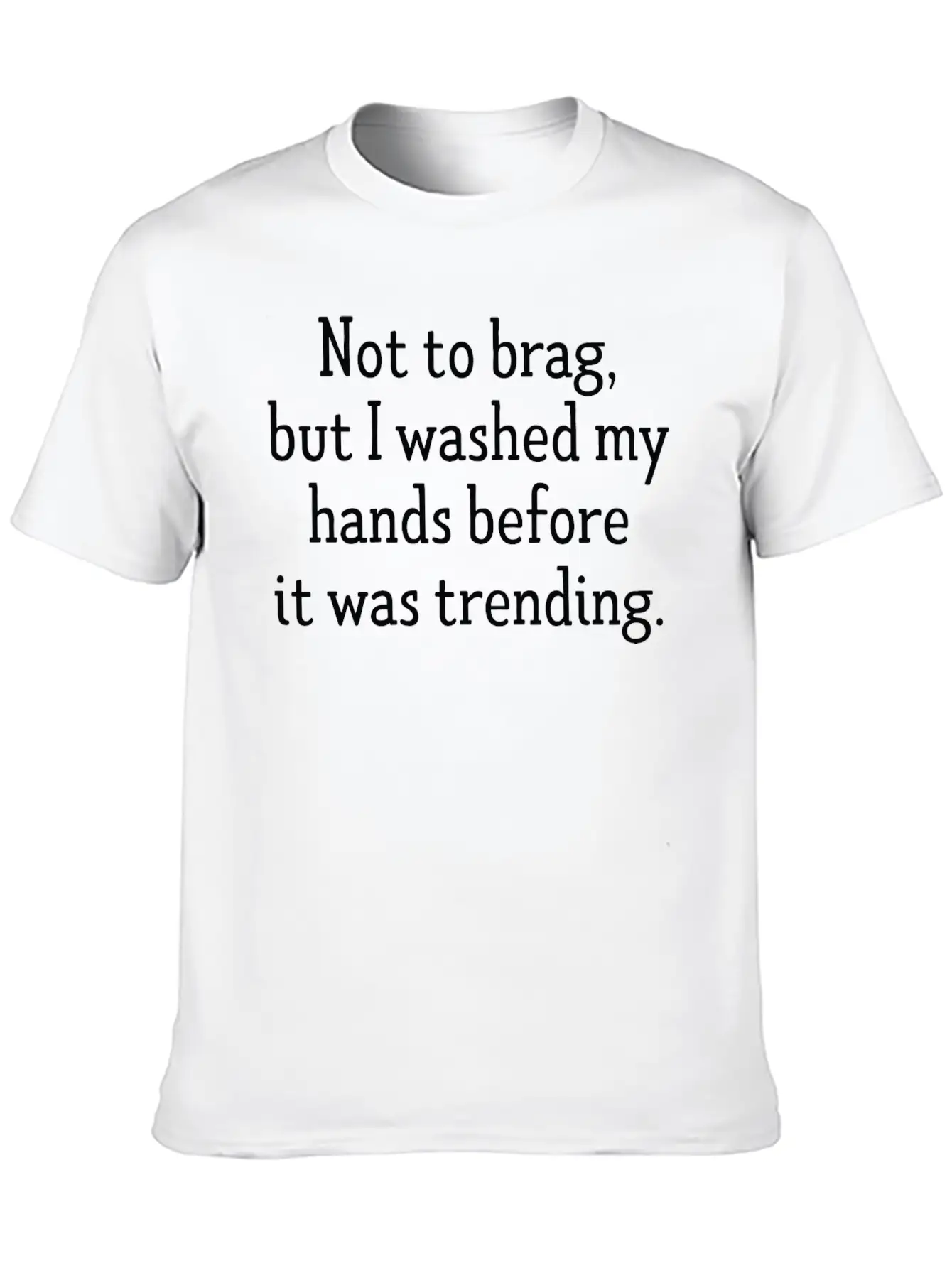 Wash Your Hands Essential Cotton Tee For Daily Outfits – Unisex Style