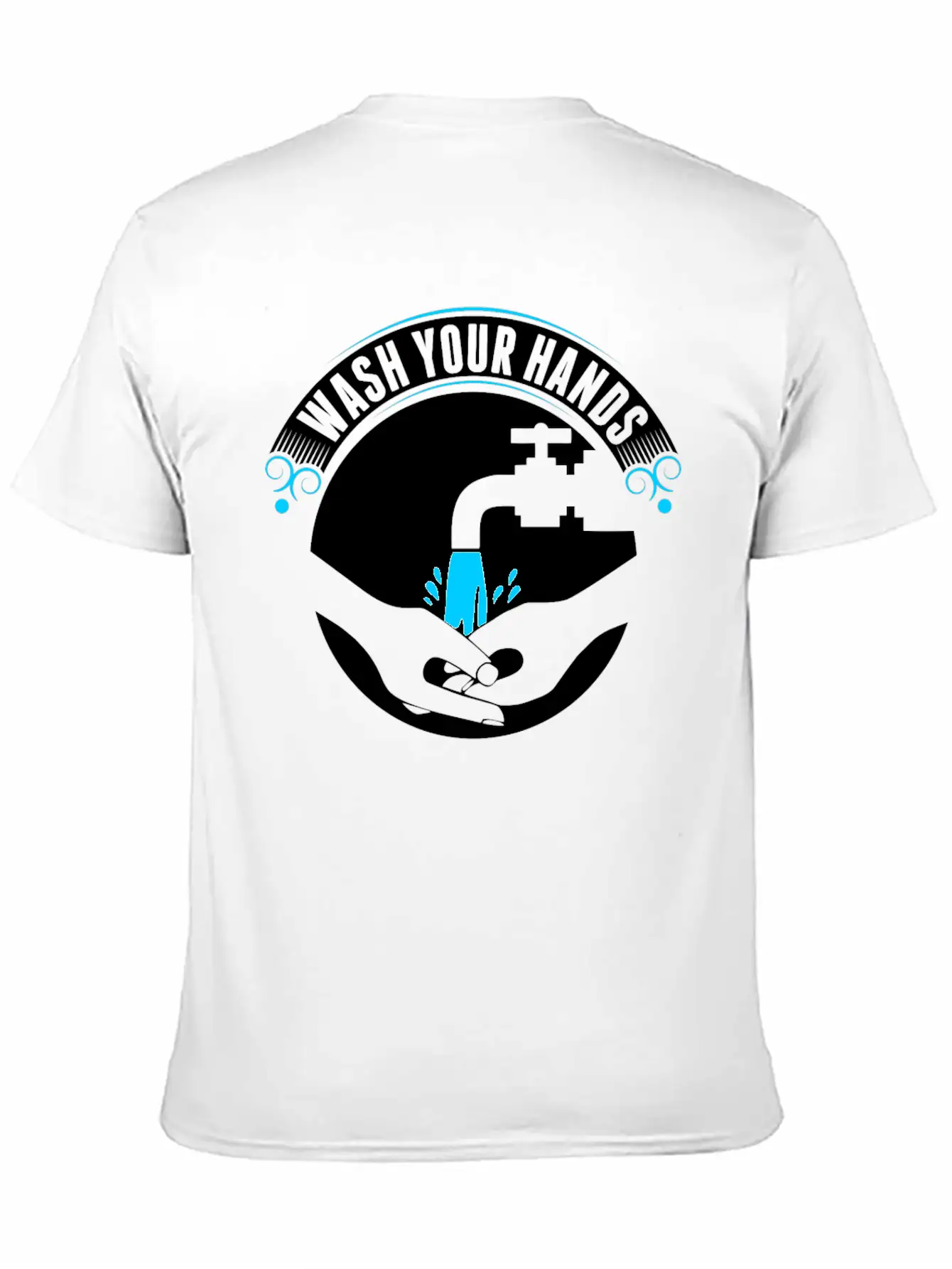 Wash Your Hands Tshirt Basic Graphic T-Shirt – Daily Comfort In Soft Cotton