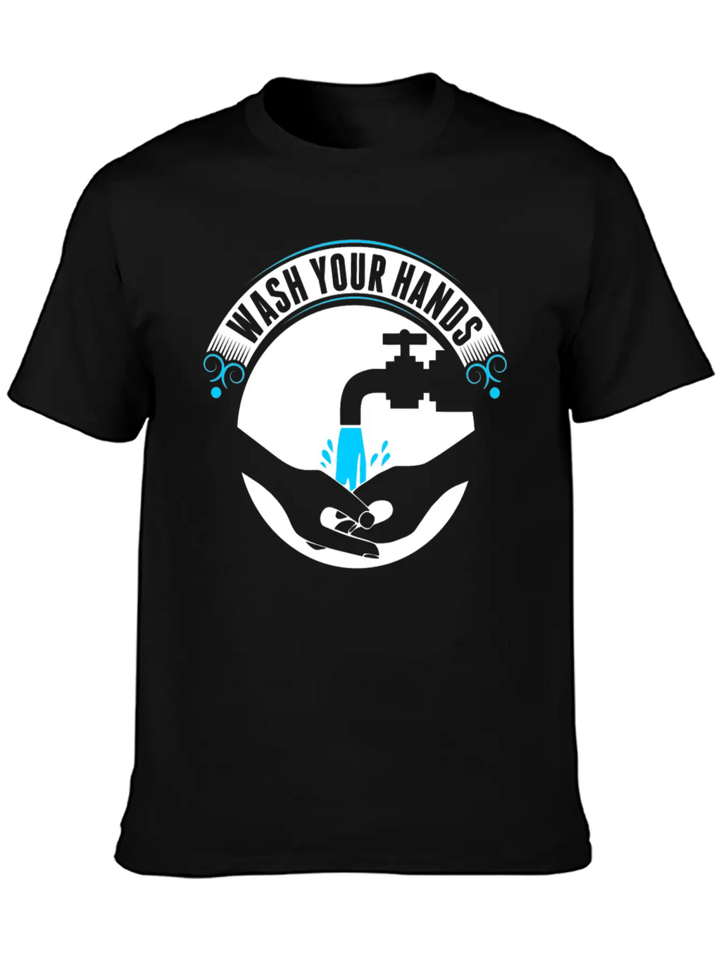 Wash Your Hands Tshirt Basic Graphic T-Shirt – Daily Comfort In Soft Cotton