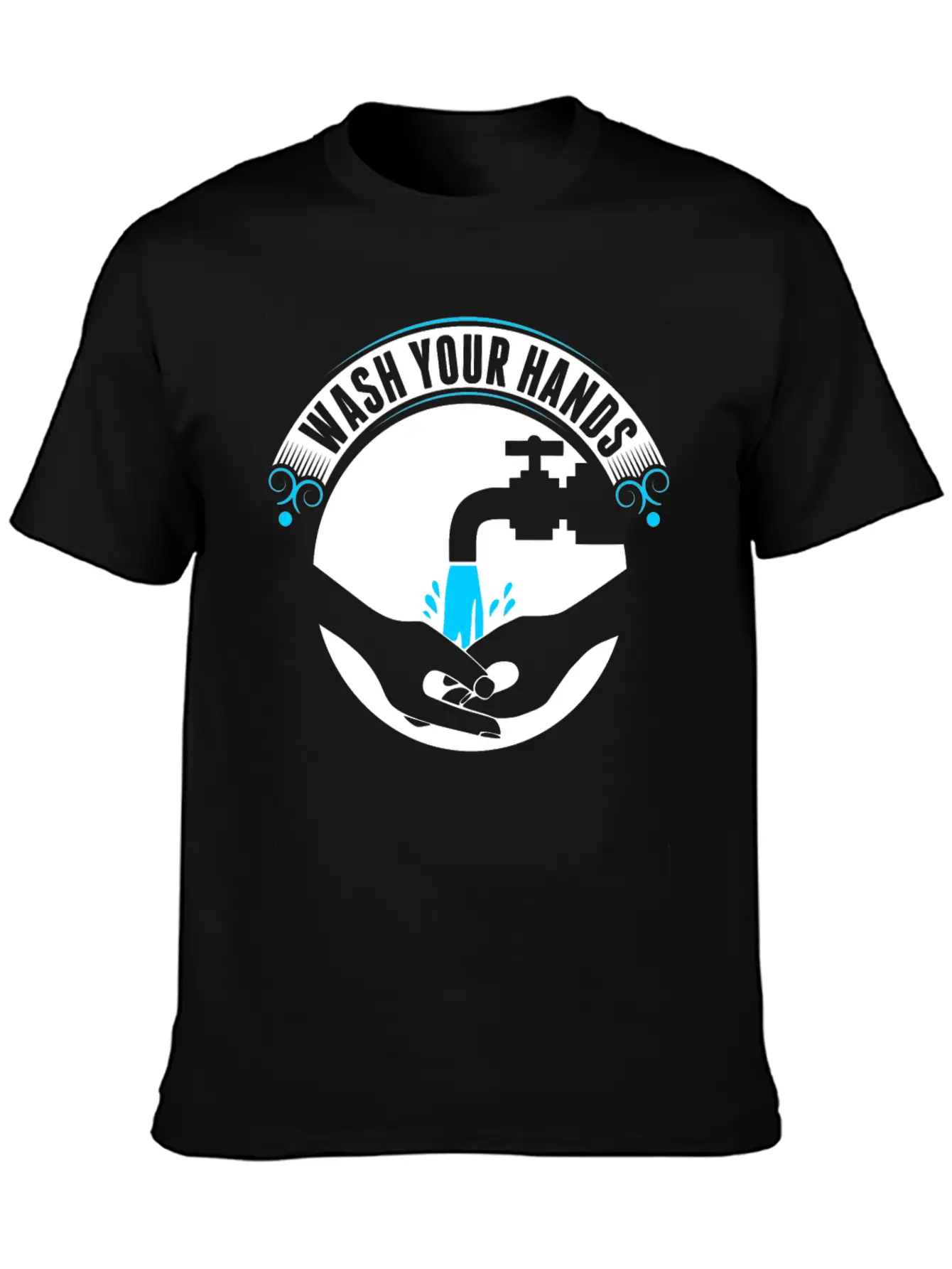Wash Your Hands Tshirt Basic Graphic T-Shirt – Daily Comfort In Soft Cotton