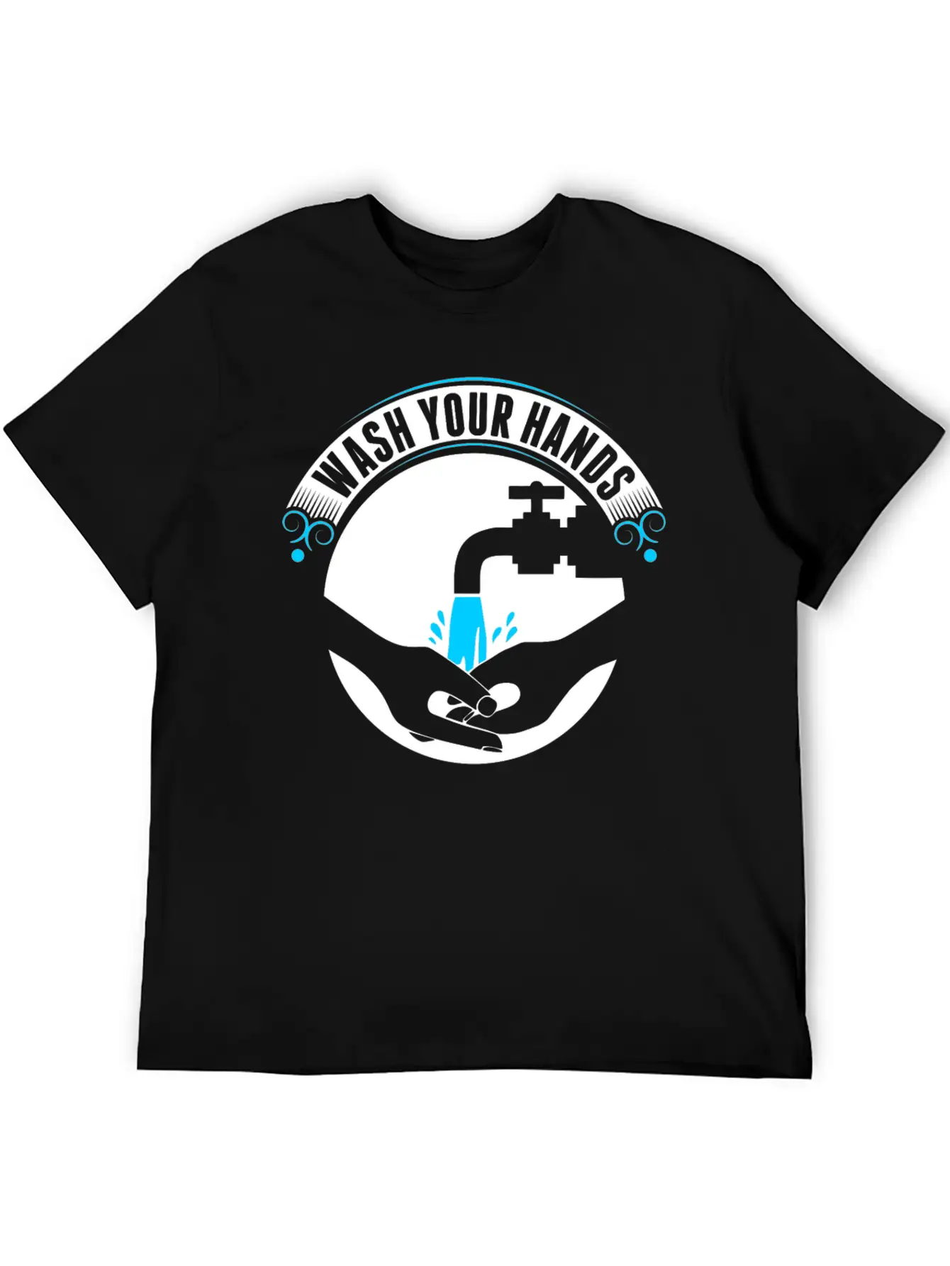 Wash Your Hands Tshirt Basic Graphic T-Shirt – Daily Comfort In Soft Cotton