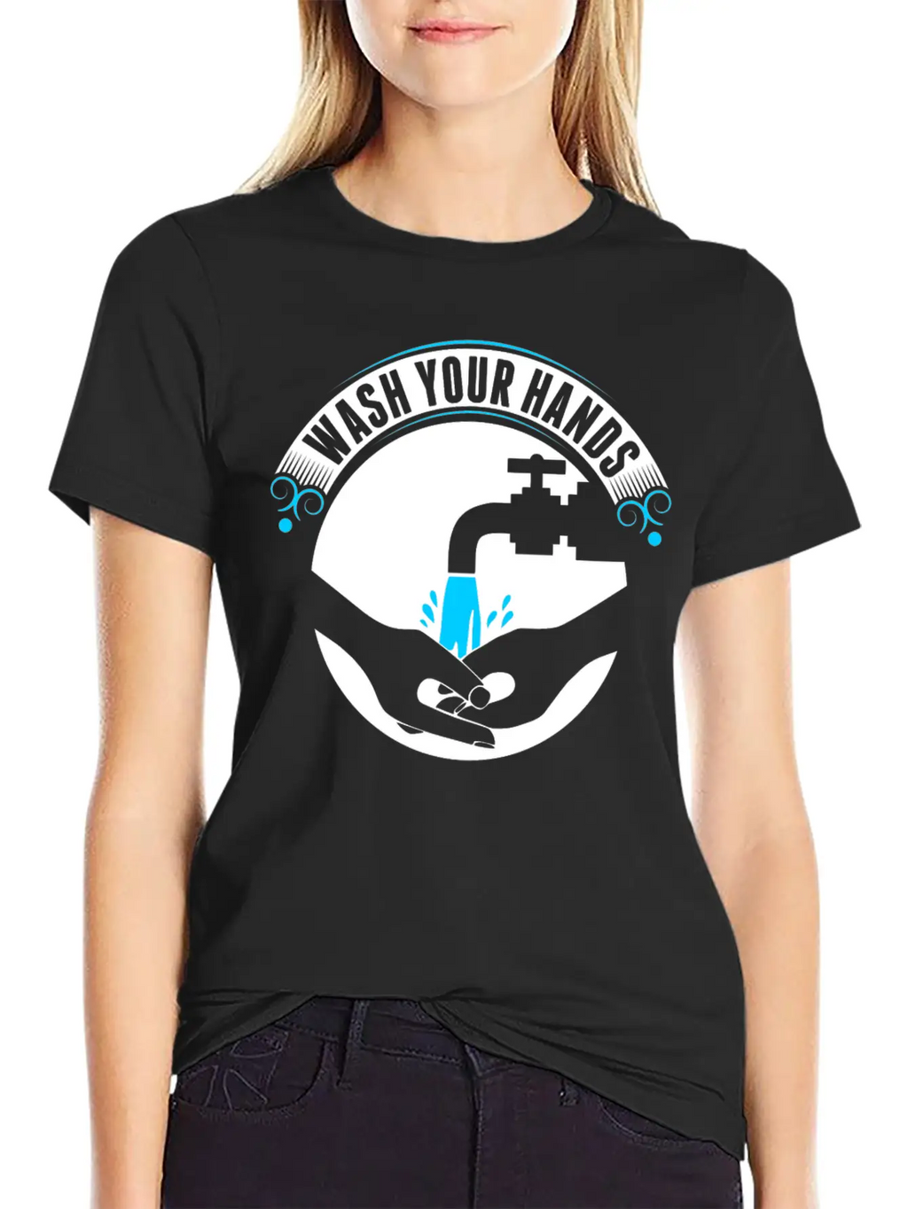 Wash Your Hands Tshirt Basic Graphic T-Shirt – Daily Comfort In Soft Cotton