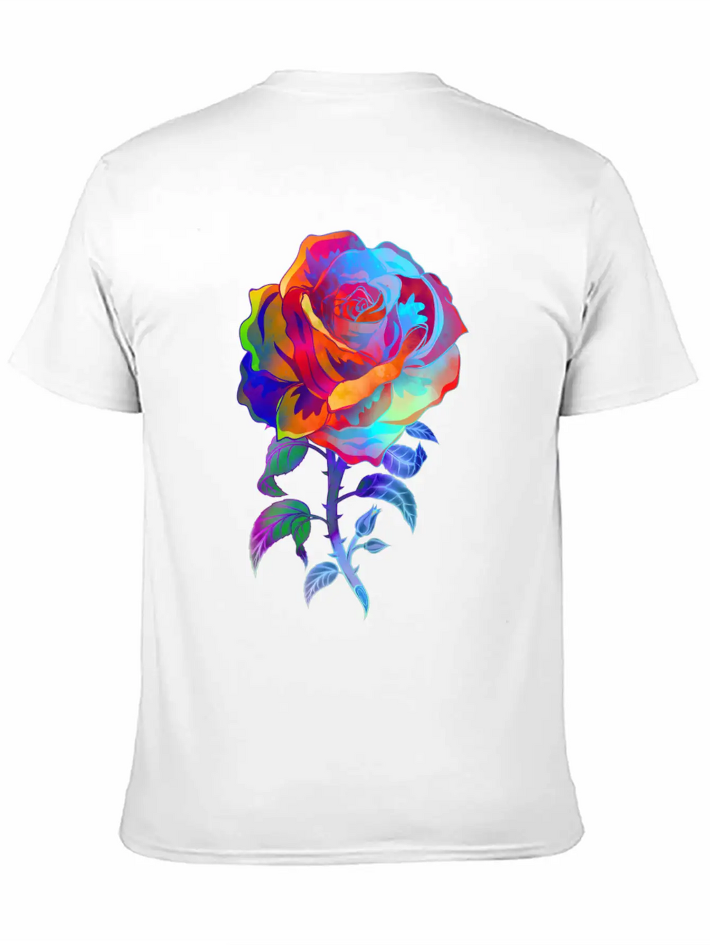 Water Color Rose - Garden Gardener Botanist Relaxed Everyday Tee – Lightweight And Durable Cotton