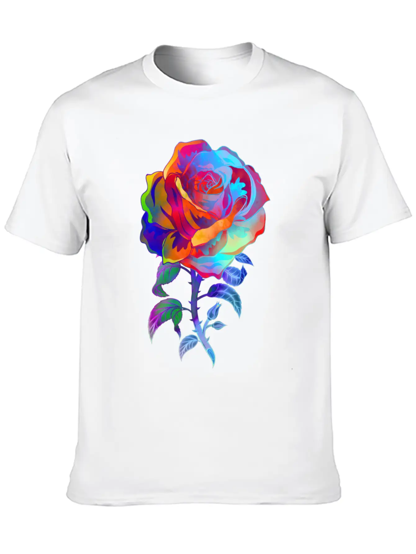 Water Color Rose - Garden Gardener Botanist Relaxed Everyday Tee – Lightweight And Durable Cotton