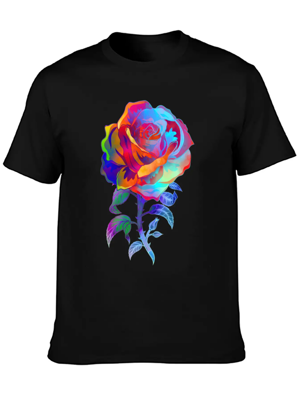 Water Color Rose - Garden Gardener Botanist Relaxed Everyday Tee – Lightweight And Durable Cotton