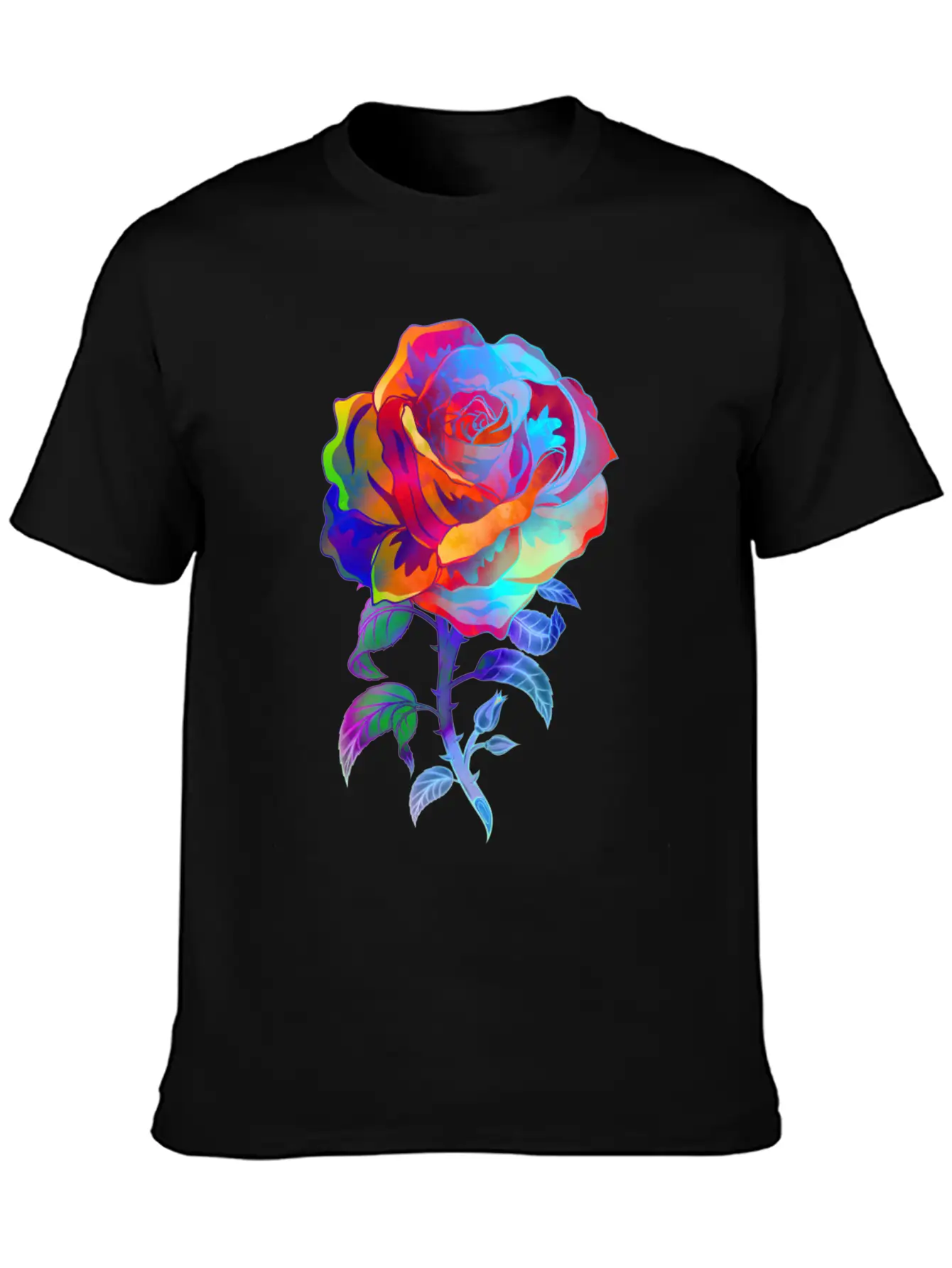 Water Color Rose - Garden Gardener Botanist Relaxed Everyday Tee – Lightweight And Durable Cotton