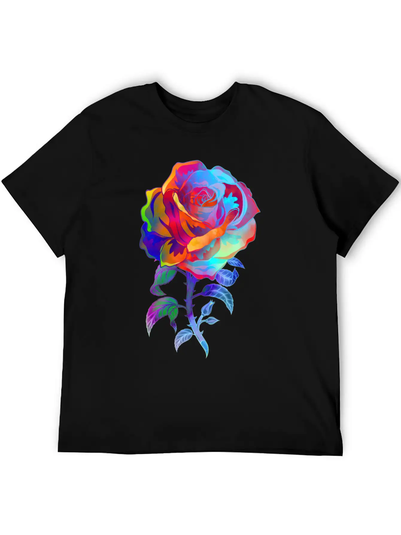 Water Color Rose - Garden Gardener Botanist Relaxed Everyday Tee – Lightweight And Durable Cotton