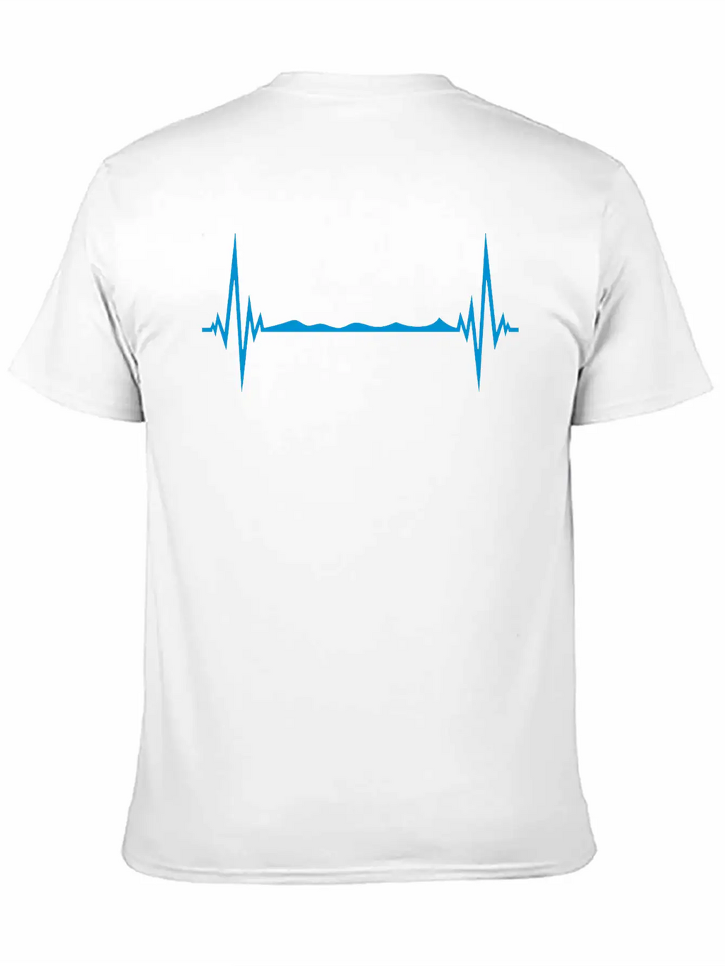 Water Frequency Heartbeat Pulse Swim Swimmer Club Basic Graphic T-Shirt – Daily Comfort In Soft Cotton