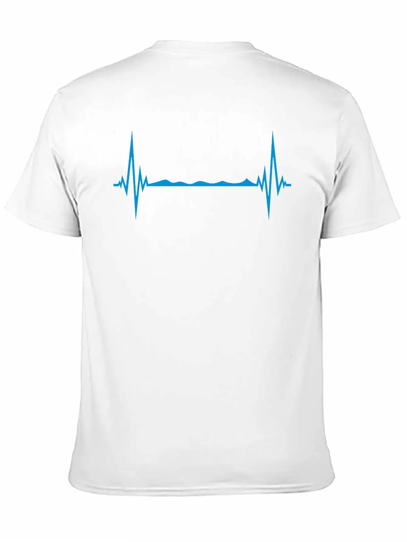 Water Frequency Heartbeat Pulse Swim Swimmer Club Basic Graphic T-Shirt – Daily Comfort In Soft Cotton