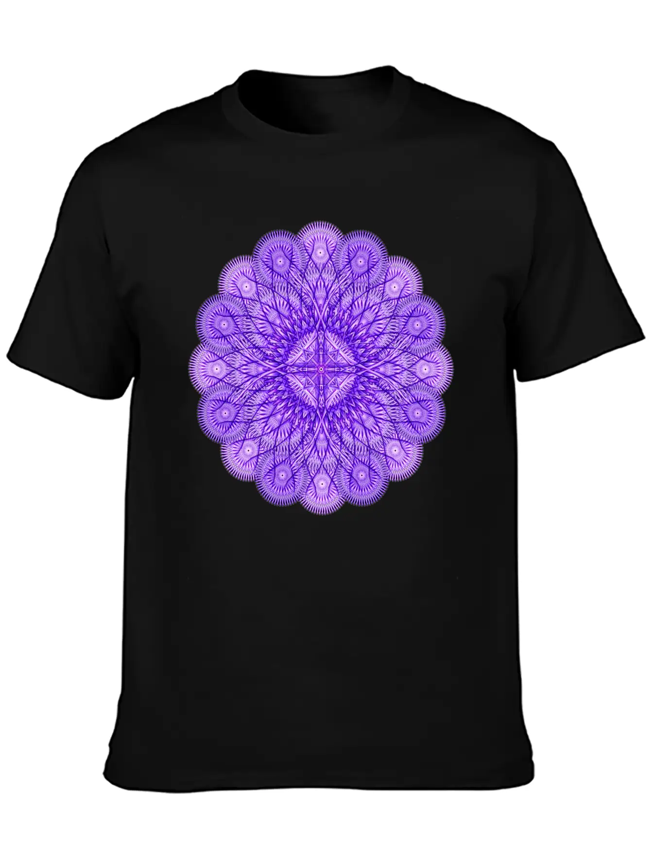 Water Mark Mandala Modern Fit Casual T-Shirt – Clean And Versatile Design