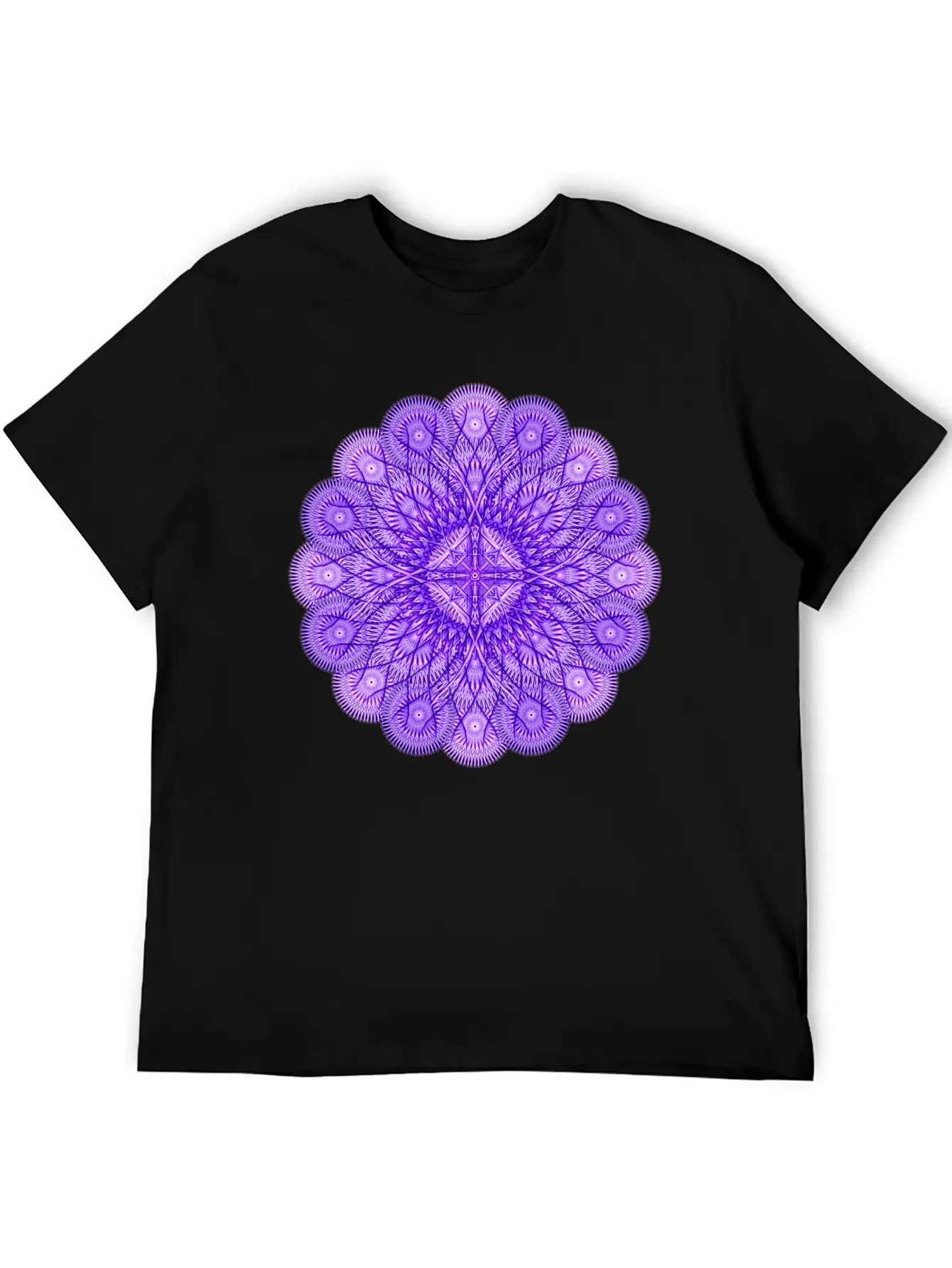 Water Mark Mandala Modern Fit Casual T-Shirt – Clean And Versatile Design