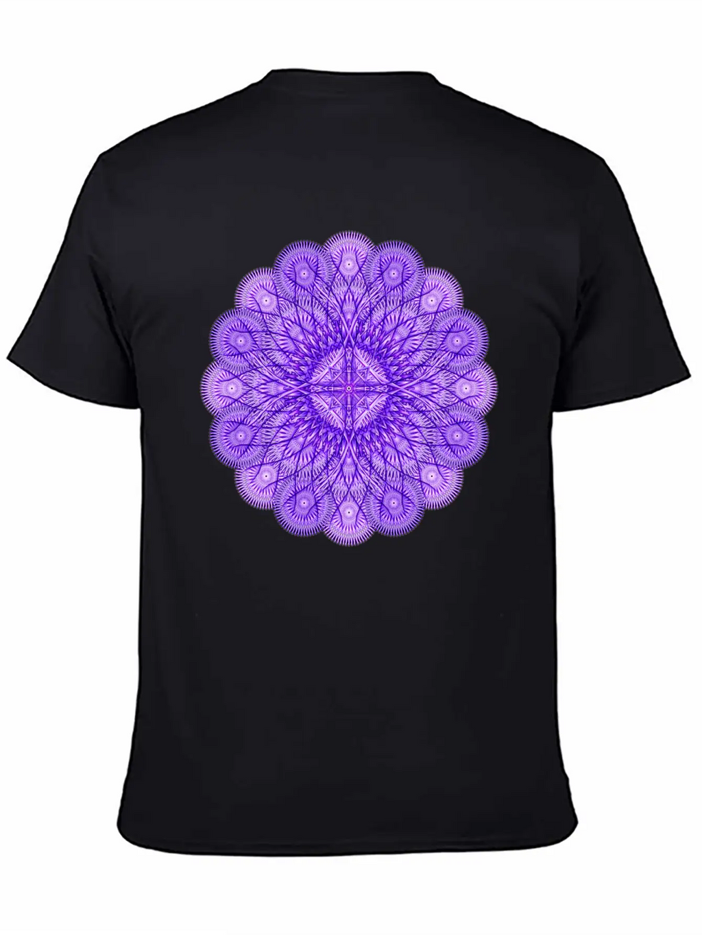 Water Mark Mandala Modern Fit Casual T-Shirt – Clean And Versatile Design