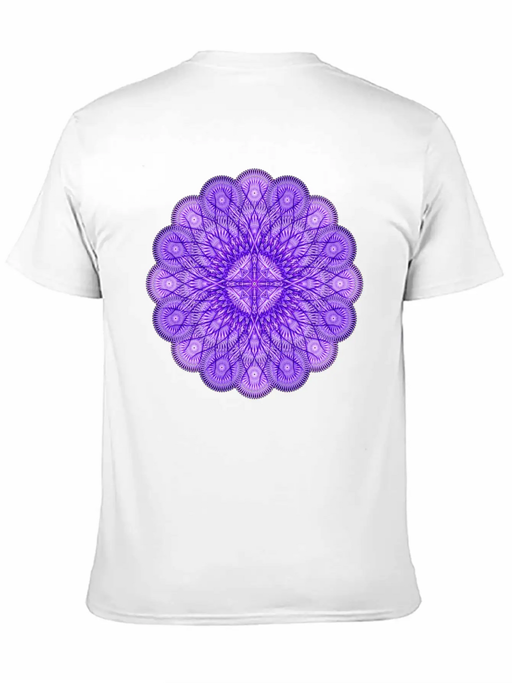 Water Mark Mandala Modern Fit Casual T-Shirt – Clean And Versatile Design