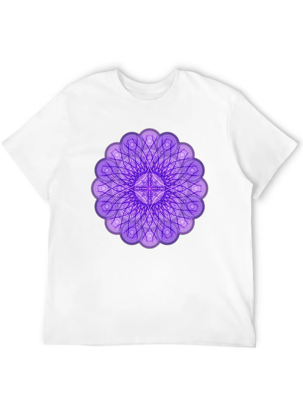 Water Mark Mandala Modern Fit Casual T-Shirt – Clean And Versatile Design