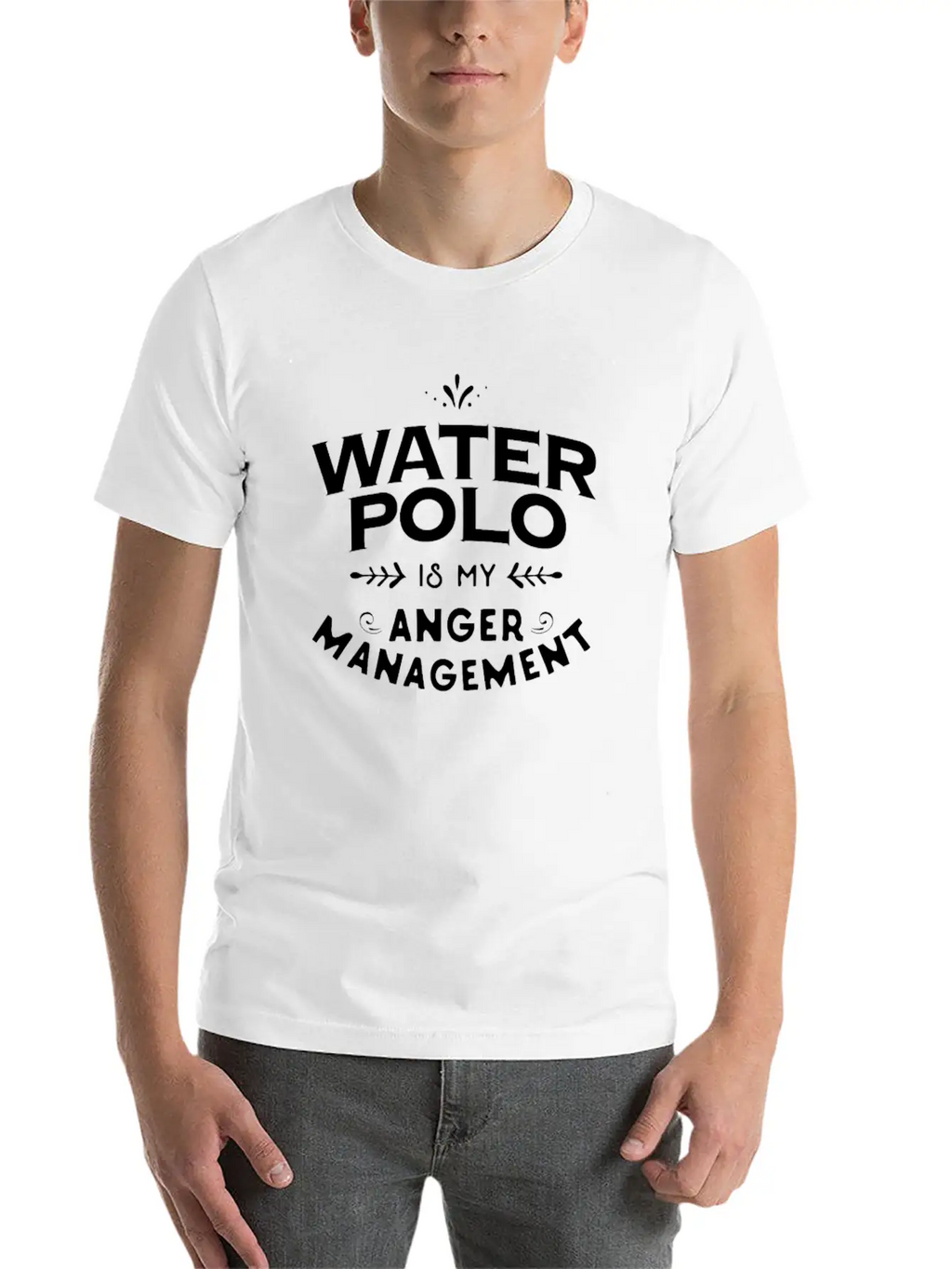Water Polo Is My Anger Management Classic Cotton Tee – Unisex Comfort For Any Season