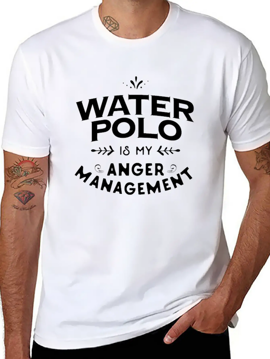 Water Polo Is My Anger Management Classic Cotton Tee – Unisex Comfort For Any Season