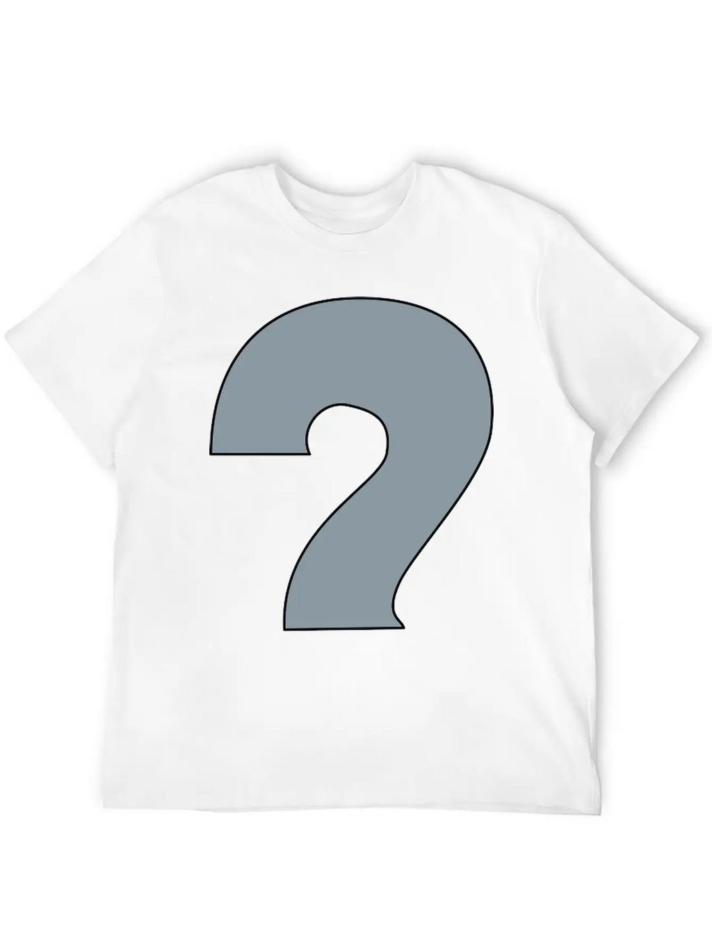 Water Question Mark Basic Graphic T-Shirt – Daily Comfort In Soft Cotton