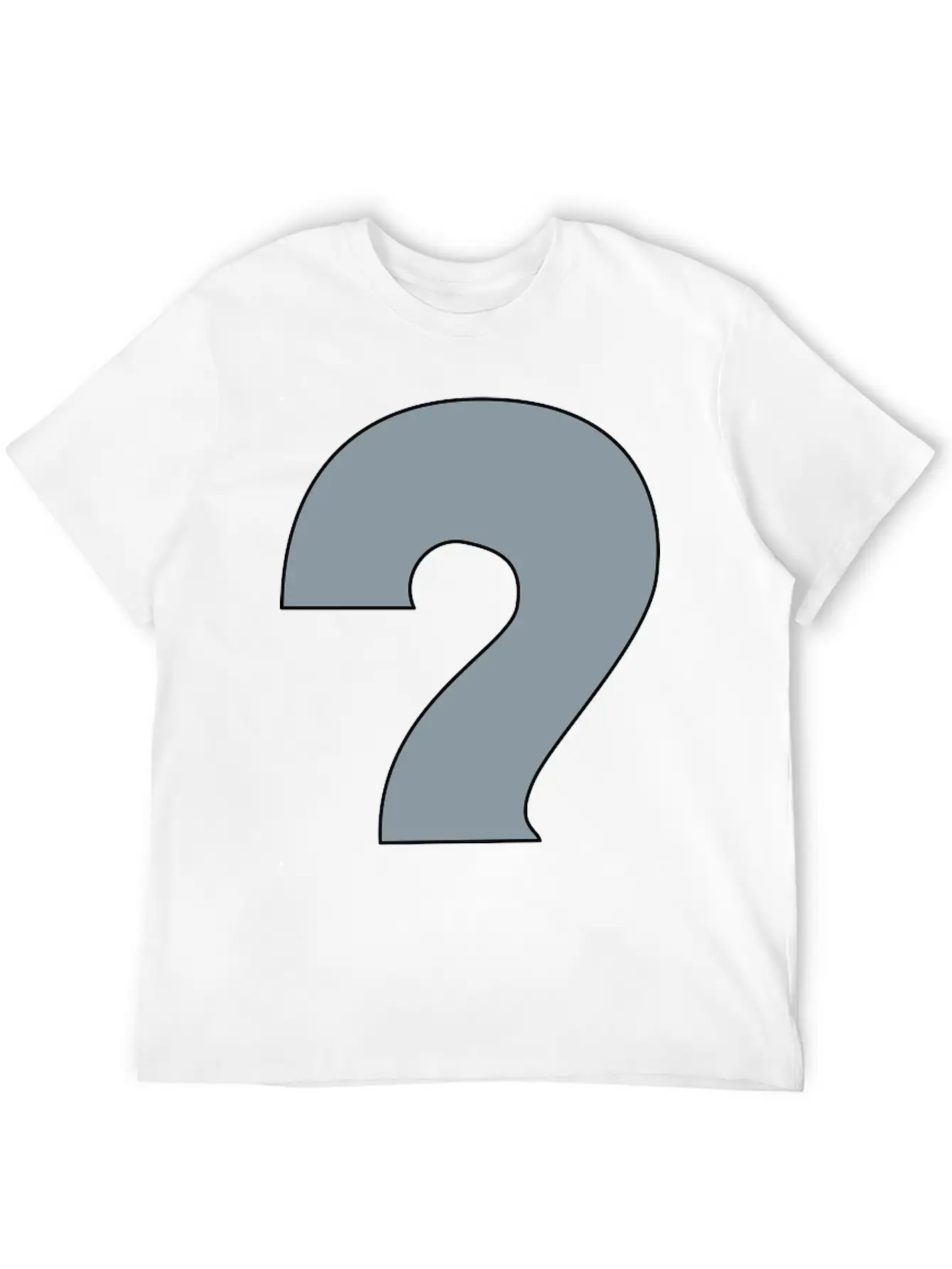 Water Question Mark Basic Graphic T-Shirt – Daily Comfort In Soft Cotton