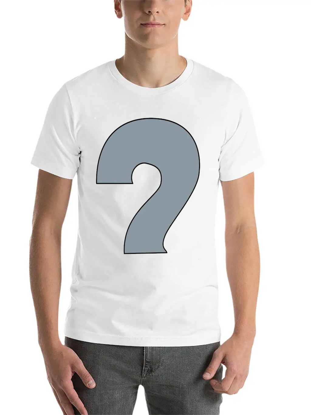 Water Question Mark Basic Graphic T-Shirt – Daily Comfort In Soft Cotton