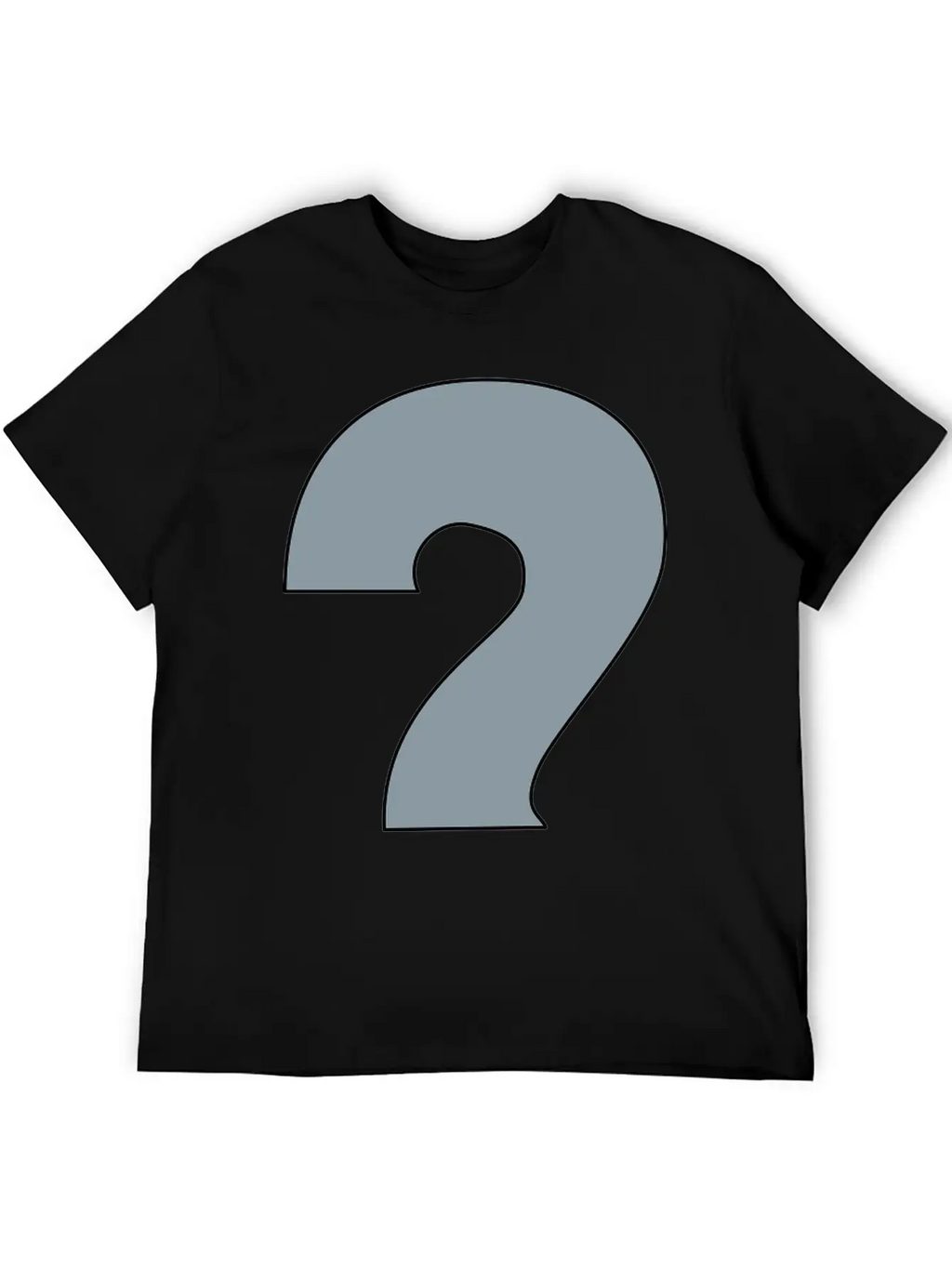 Water Question Mark Basic Graphic T-Shirt – Daily Comfort In Soft Cotton
