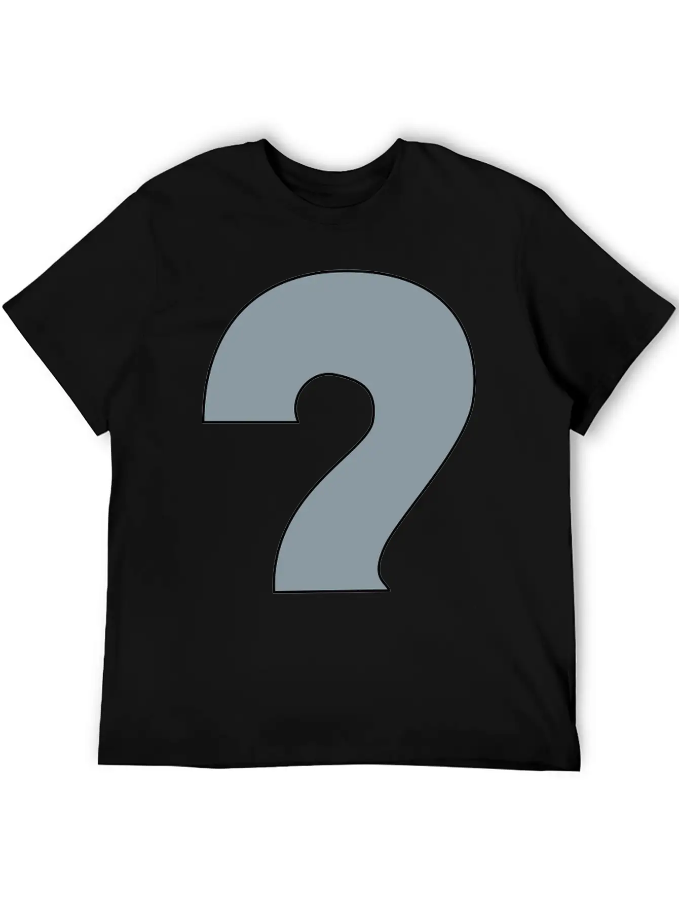 Water Question Mark Basic Graphic T-Shirt – Daily Comfort In Soft Cotton