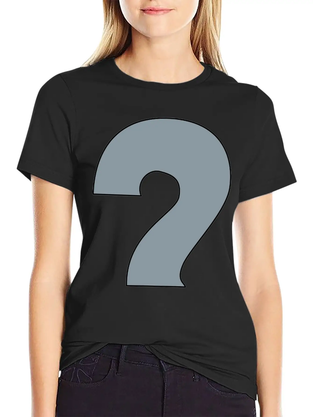 Water Question Mark Basic Graphic T-Shirt – Daily Comfort In Soft Cotton