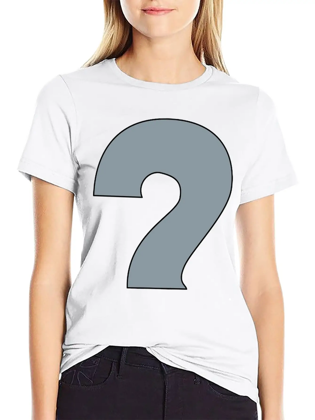 Water Question Mark Basic Graphic T-Shirt – Daily Comfort In Soft Cotton