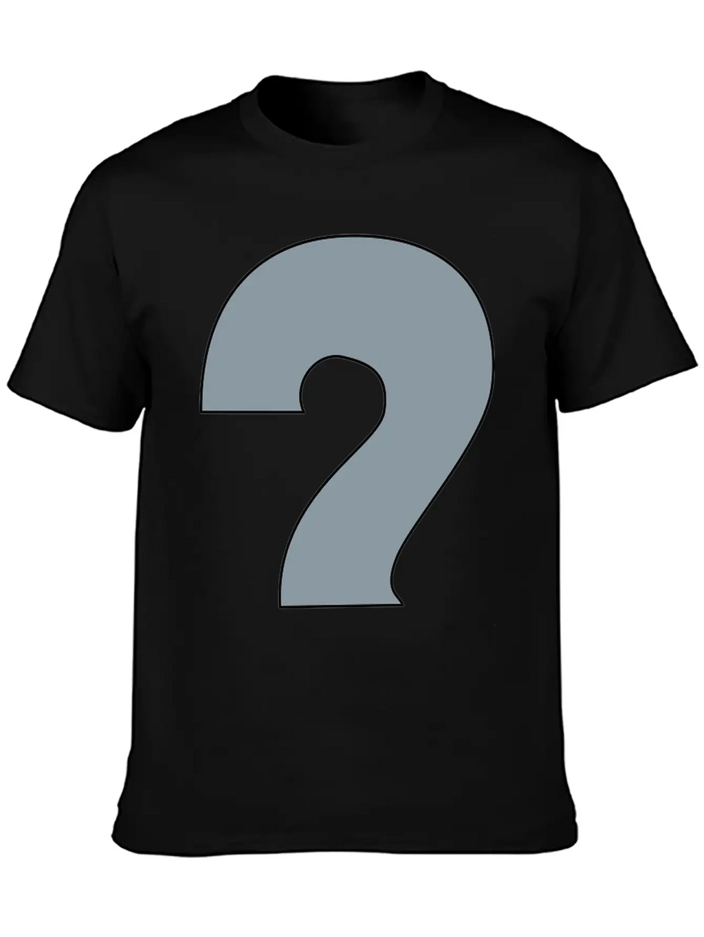 Water Question Mark Basic Graphic T-Shirt – Daily Comfort In Soft Cotton