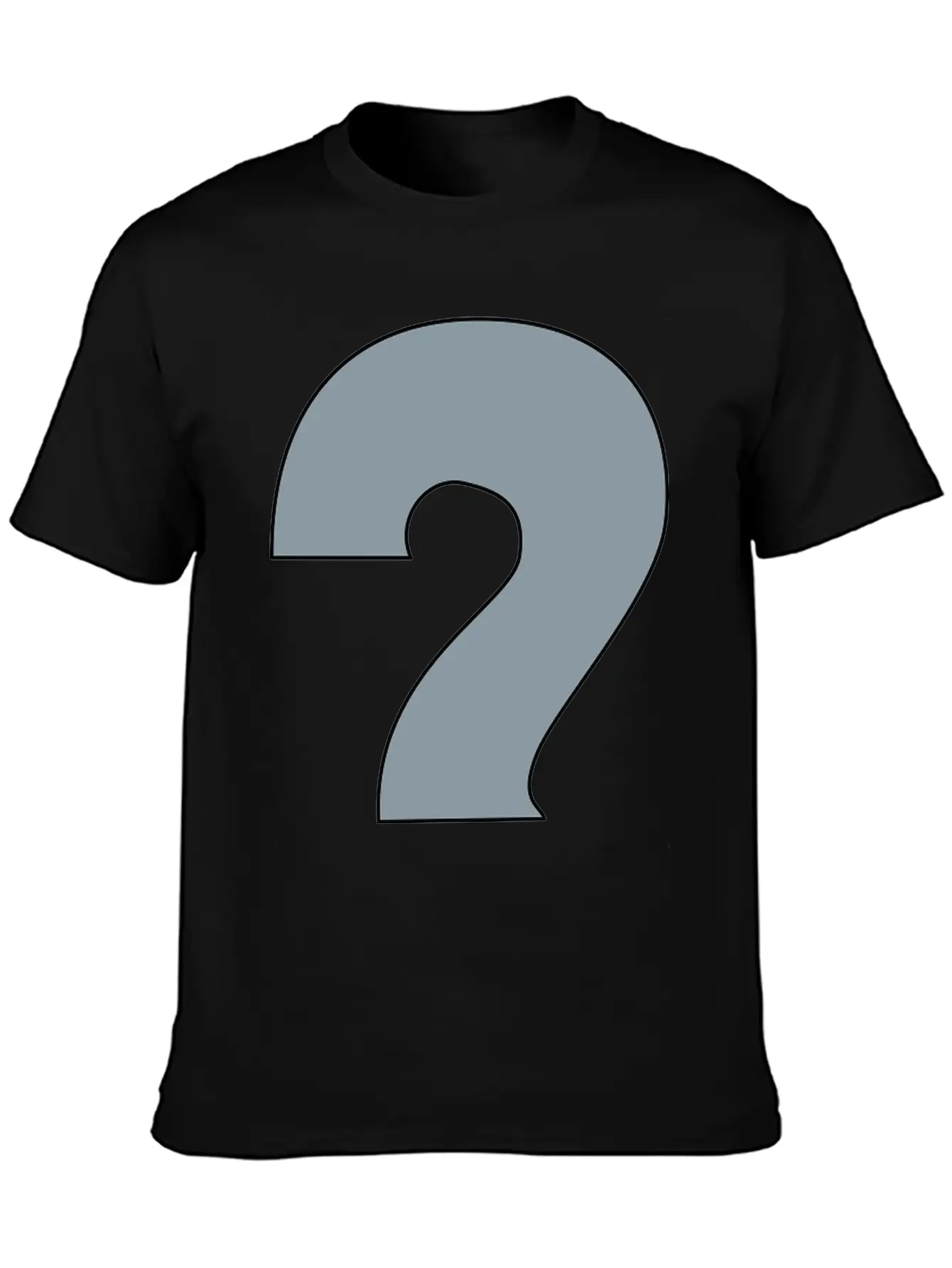 Water Question Mark Basic Graphic T-Shirt – Daily Comfort In Soft Cotton