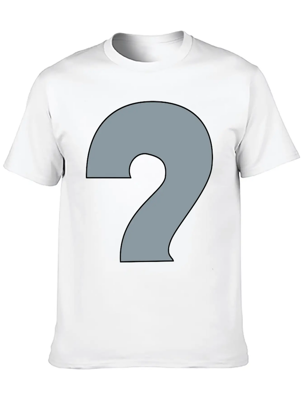 Water Question Mark Basic Graphic T-Shirt – Daily Comfort In Soft Cotton