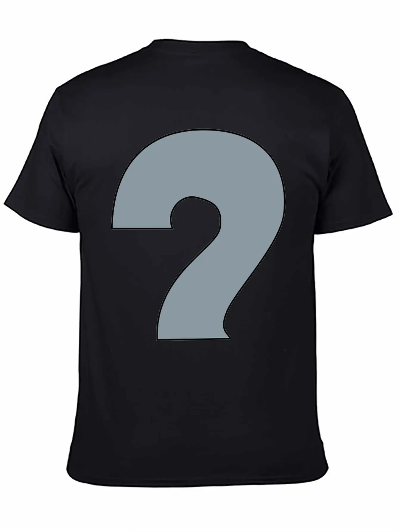 Water Question Mark Basic Graphic T-Shirt – Daily Comfort In Soft Cotton